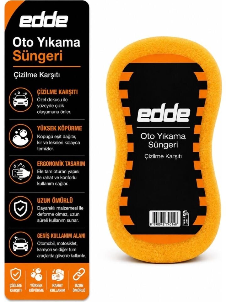Edde Araba Araç Oto Yıkama Süngeri Oto Temizleme  Süngeri