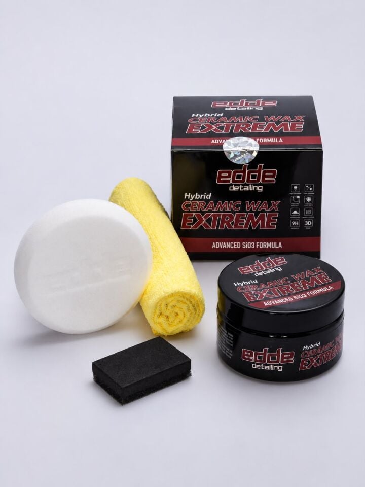 Edde Araba Araç Oto Sio3 Pro Hybrid Ceramic Wax Krem Cila 9h 200GR 4lü Seramik Kaplama Boya Koruma Seti