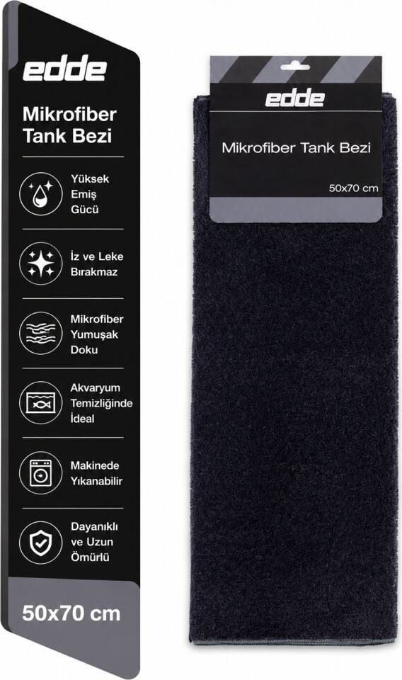 Edde Araba Araç Oto Mikrofiber Tank Bezi 50×70 cm Oto Detailing