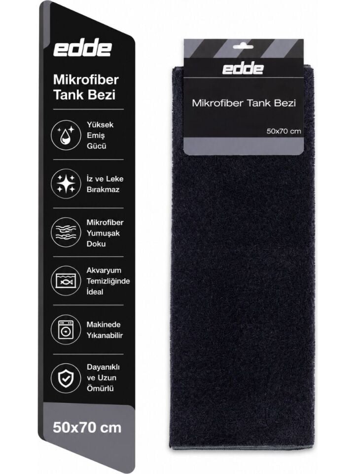 Edde Araba Araç Oto Mikrofiber Tank Bezi 50×70 cm Oto Detailing