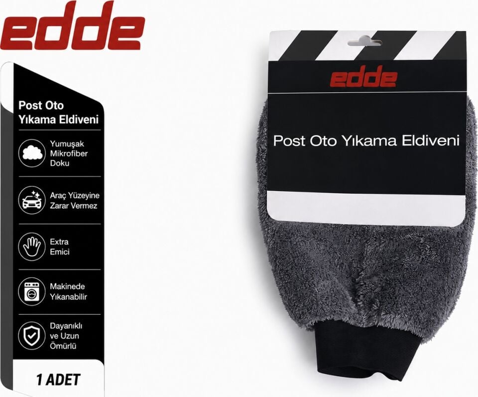 Edde Araba Araç Oto Mikrofiber Oto Yıkama Eldiveni Yıkama Eldiven Post Oto Detailing
