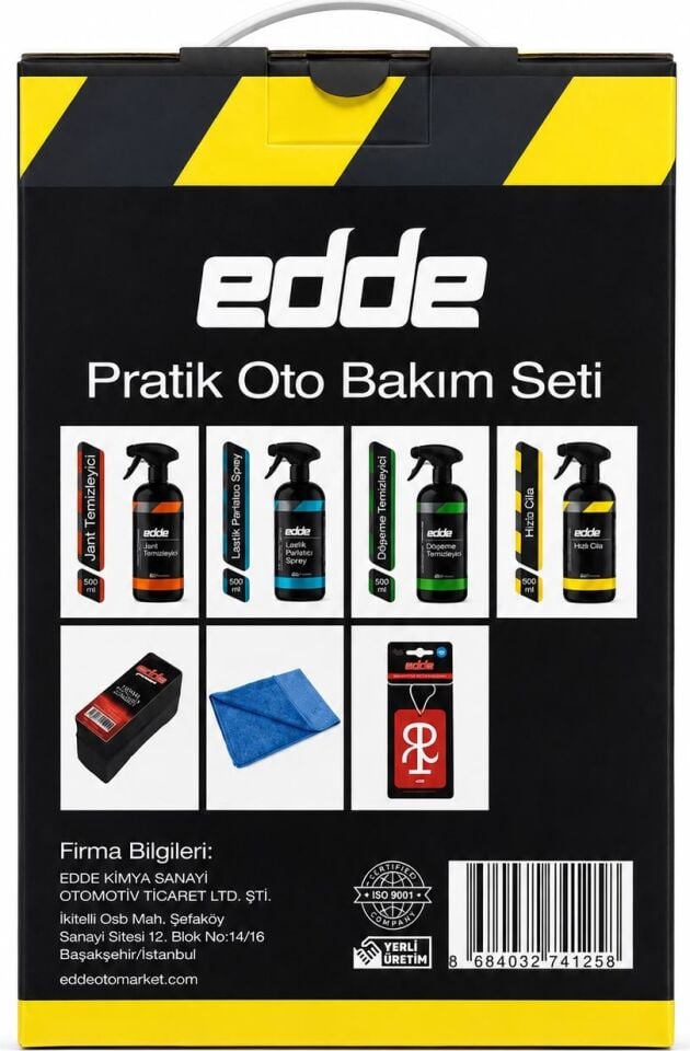 Edde 7'li Araba Araç Oto Pratik Oto Bakım Seti 7 Adet Ürün