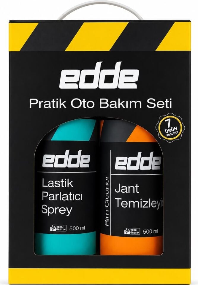 Edde 7'li Araba Araç Oto Pratik Oto Bakım Seti 7 Adet Ürün