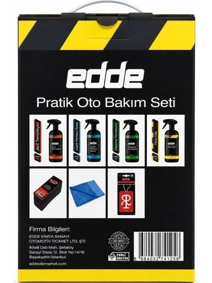 Edde 7'li Araba Araç Oto Pratik Oto Bakım Seti 7 Adet Ürün