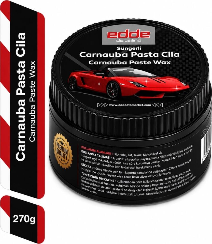 Edde Araba Araç Oto Süngerli Pasta Cila Oto Detailing