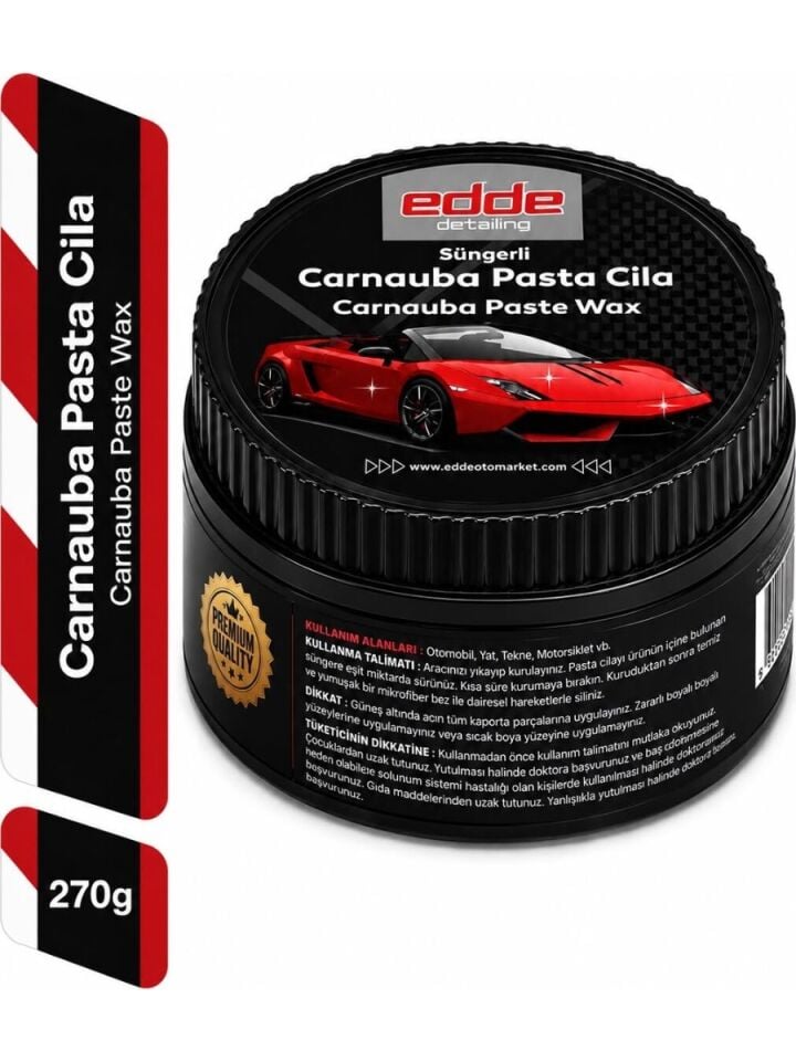 Edde Araba Araç Oto Süngerli Pasta Cila Oto Detailing