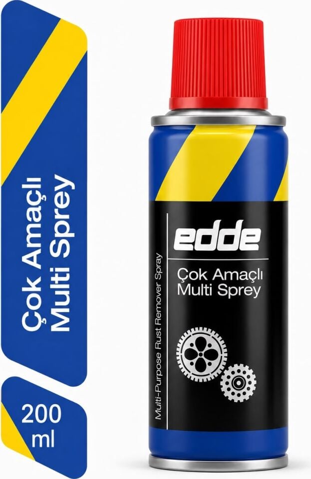 Edde Araba Araç Oto Çok Amaçlı Multi Sprey 200ML Pas Sökücü Yağlayıcı