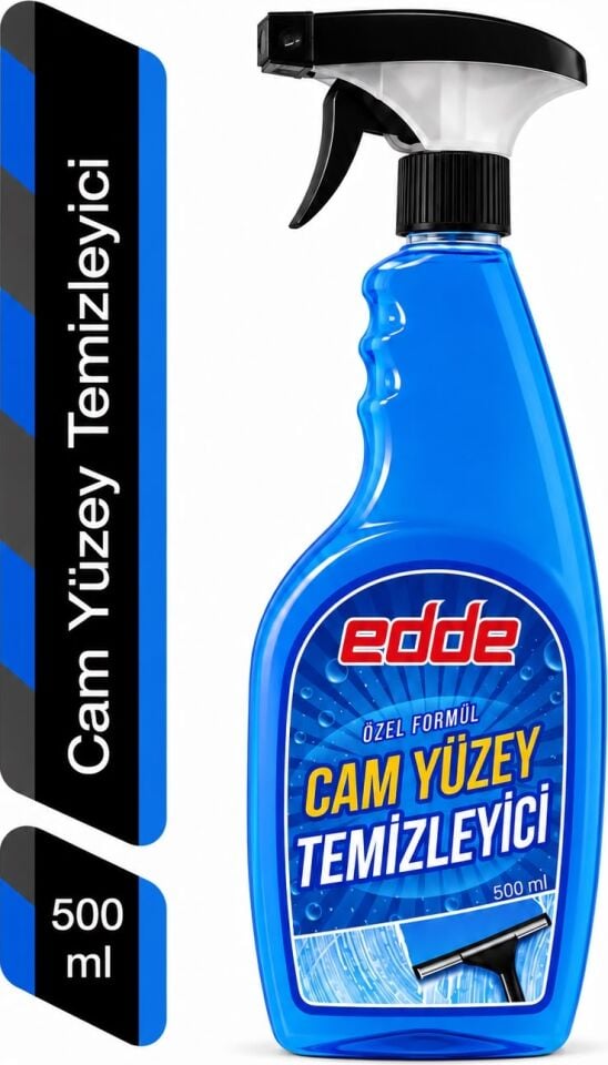 Edde Araba Araç Oto Cam Yüzey Temizleyici 500 ml Oto Detailing