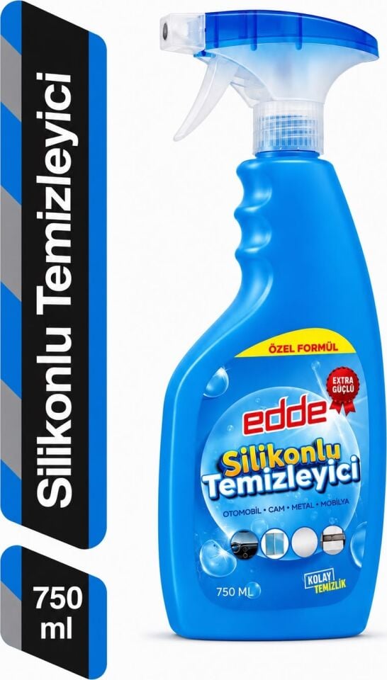 Edde Araba Araç Oto Silikonlu Yüzey Temizleyici 750 ml Oto Detailing