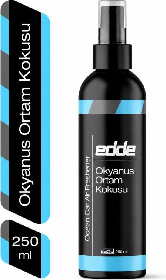 Edde Okyanus Kokulu Ferah Kalıcı Araba Araç Oto Kokusu Araç Içi Kokuları 250 ml Oto Parfümü Oto Detailing