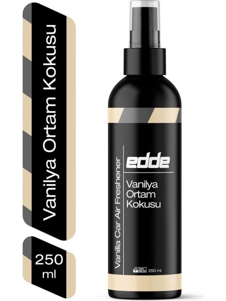 Edde Vanilya Kokulu Ferah Kalıcı Araba Araç Oto Kokusu Araç Içi Kokuları 250 ml Oto Parfümü Oto Detailing