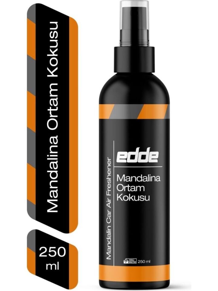 Edde Mandalina Kokulu Araba Araç Oto Ortam Kokusu Araç Içi Kokuları Oto Parfümü 250 ml Oto Detailing
