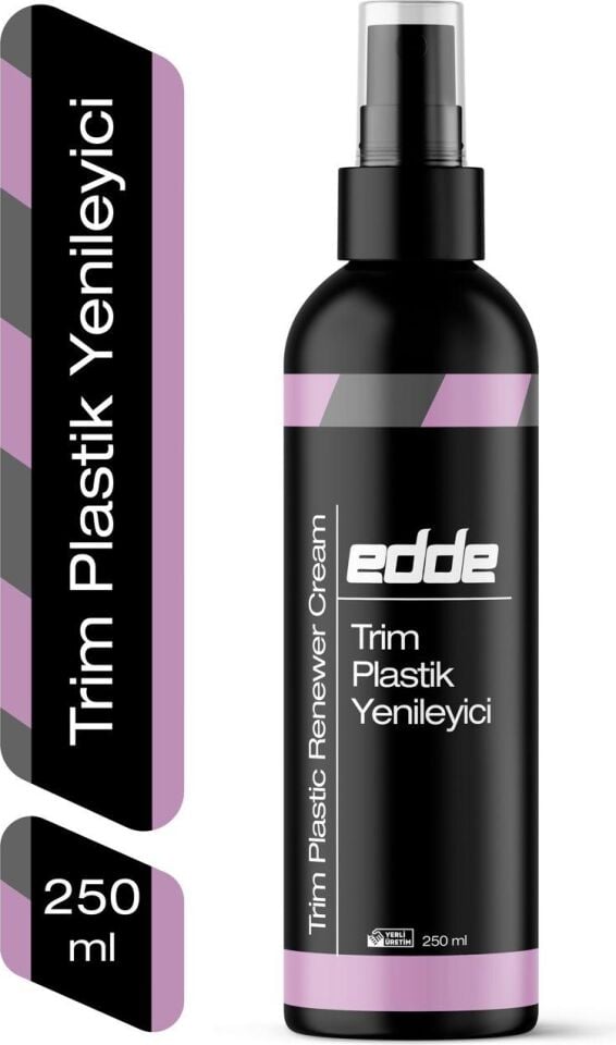 Edde Araba Araç Oto Trim Plastik Aksam Yenileyici Onarıcı Krem Plastik Yenileme Kremi 250 ml Detailing
