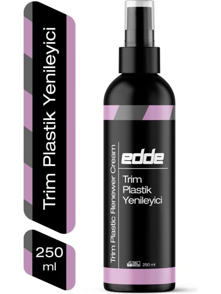 Edde Araba Araç Oto Trim Plastik Aksam Yenileyici Onarıcı Krem Plastik Yenileme Kremi 250 ml Detailing