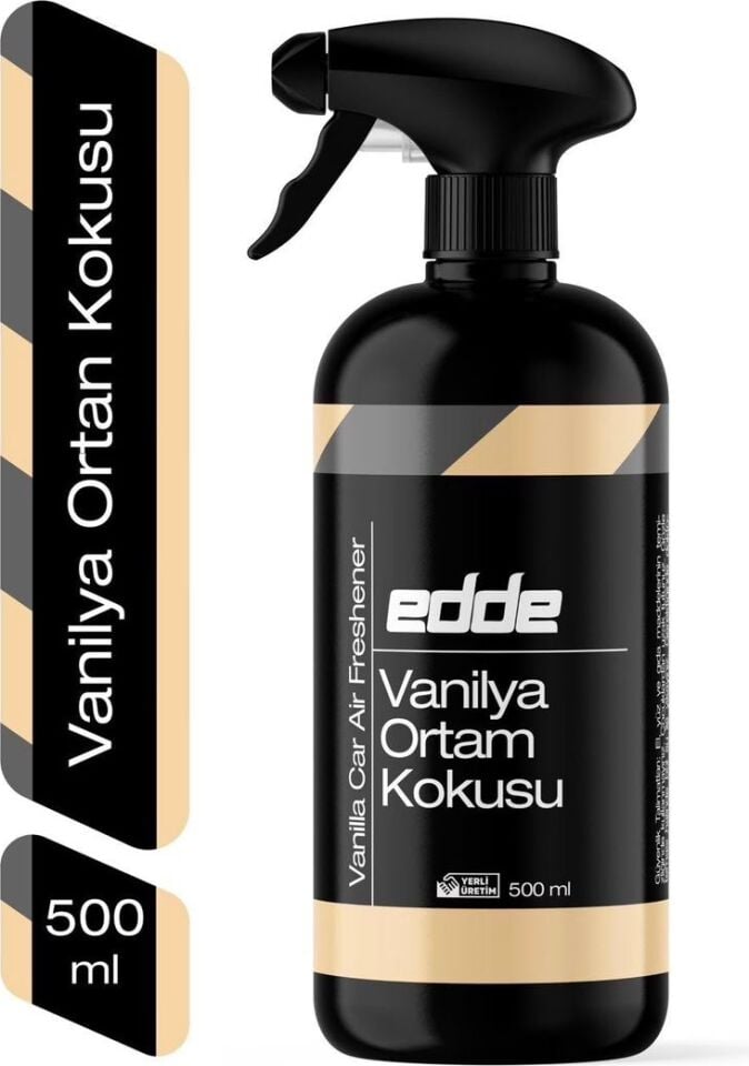 Edde Vanilya Kokulu Araba Araç Oto Ortam Kokusu Araç Içi Kokuları Oto Parfümü 500 ml Oto Detailing