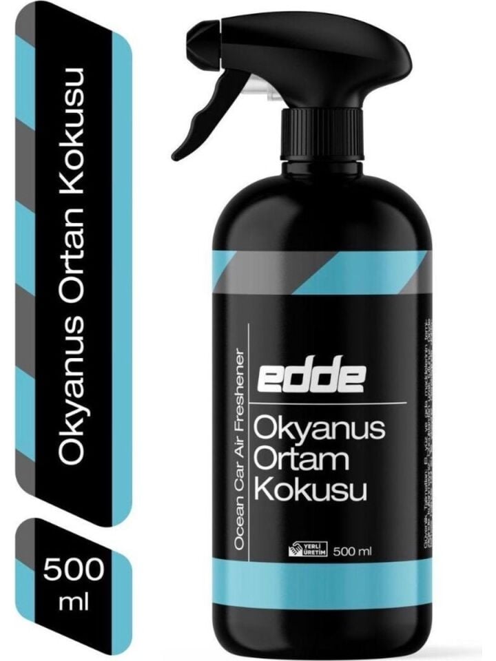 Edde Okyanus Kokulu Araba Araç Oto Ortam Kokusu Araç Içi Kokuları Oto Parfümü 500 ml Oto Detailing