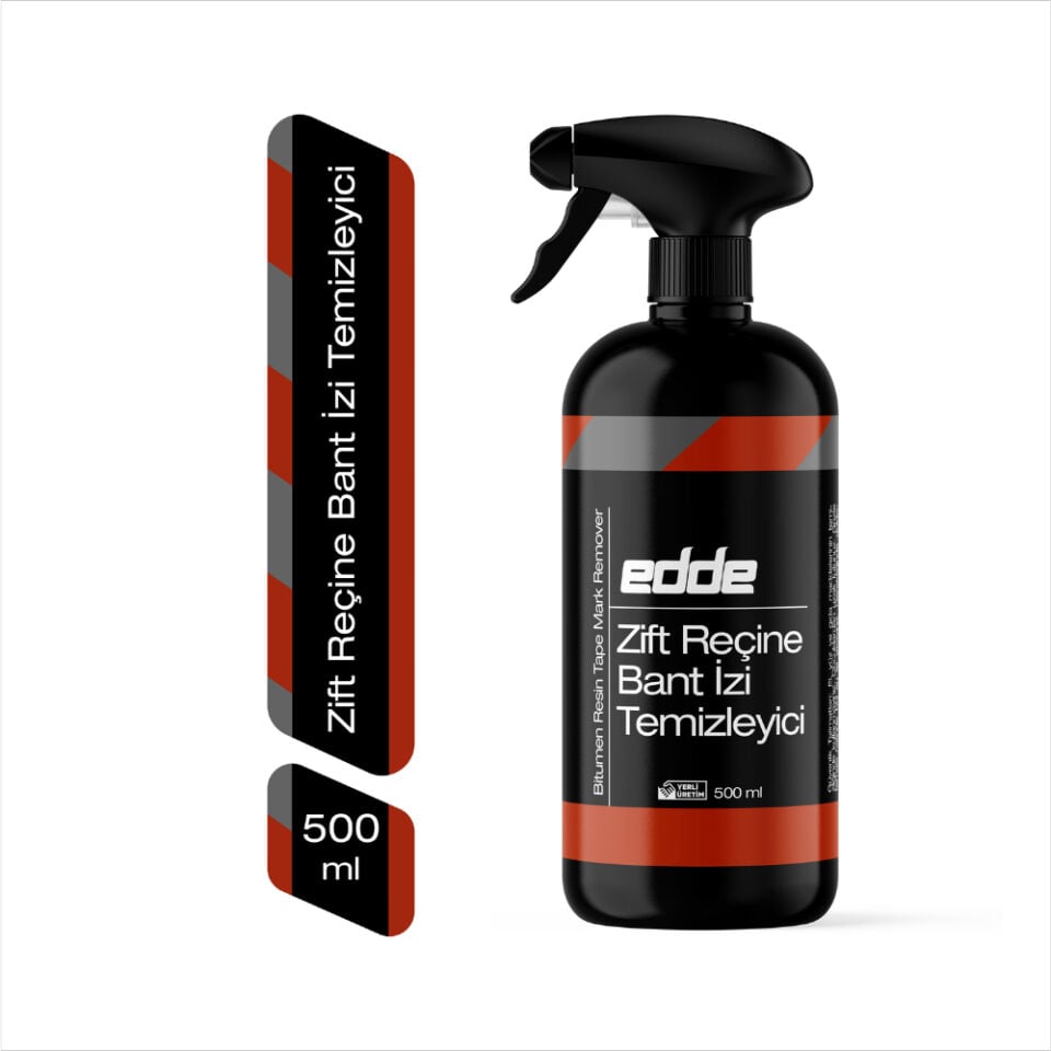 Edde Araba Araç Oto Zift Reçine Böcek Bant İzi Sökücü Temizleyici Temizleme Sprey 500 Ml Oto Detailing