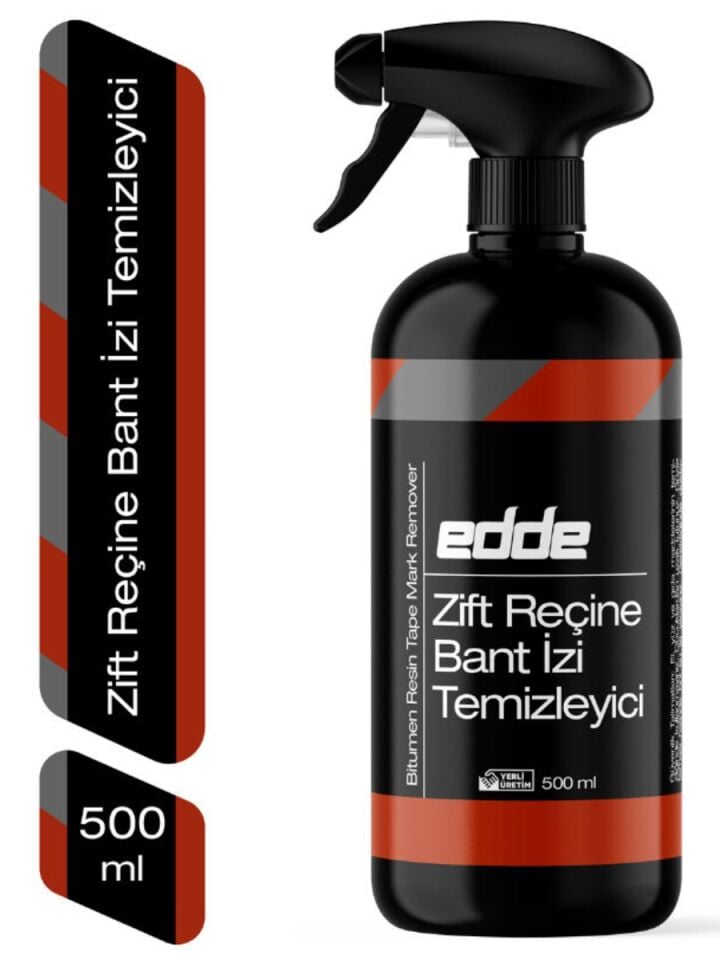 Edde Araba Araç Oto Zift Reçine Böcek Bant İzi Sökücü Temizleyici Temizleme Sprey 500 Ml Oto Detailing