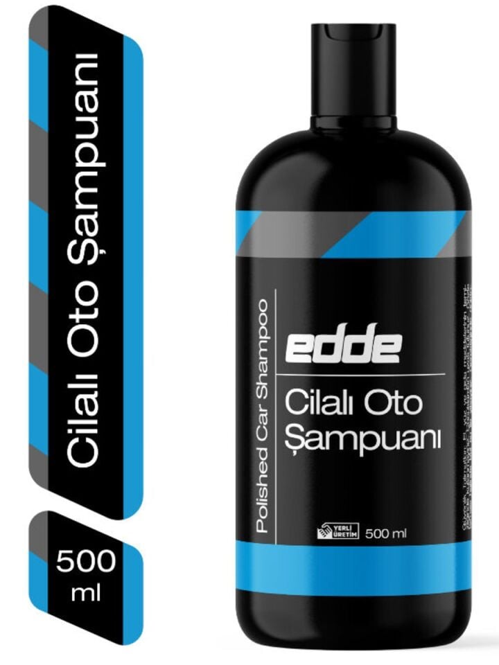 Edde Araba Araç Oto Cilalı Fırçasız Yıkama Şampuan Oto Yıkama Şampuanı Köpüğü 500 Ml Detailing