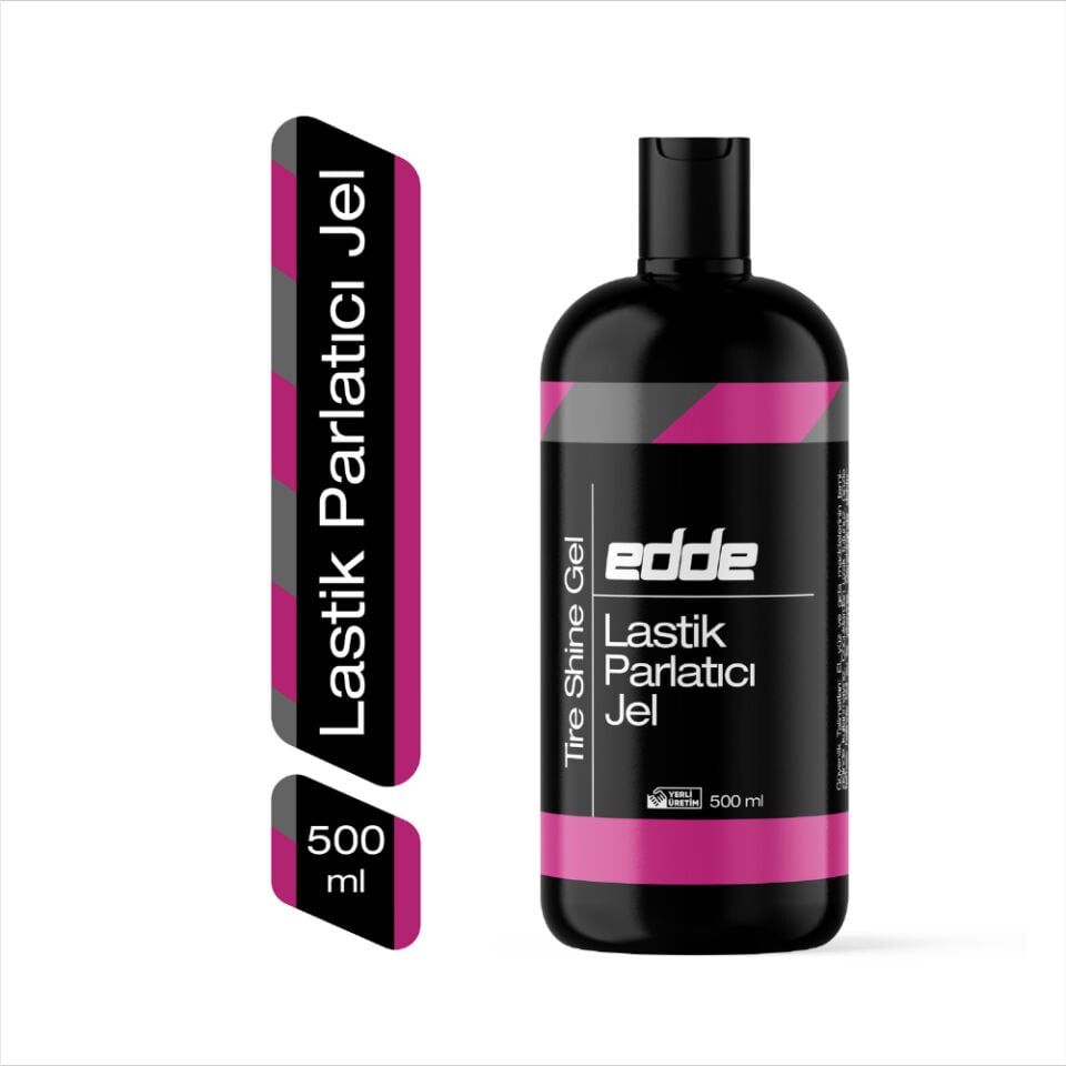 Edde Araba Araç Oto Lastik Parlatıcı Temizleyici Jel Lastik Temizleme Jeli 500 Ml Oto Detailing