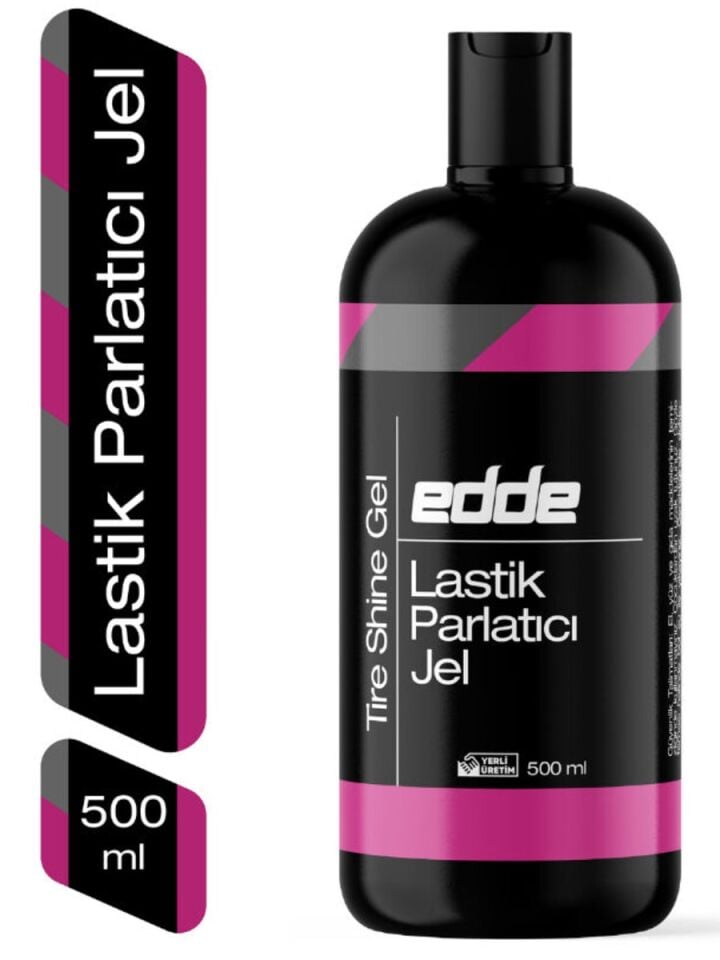Edde Araba Araç Oto Lastik Parlatıcı Temizleyici Jel Lastik Temizleme Jeli 500 Ml Oto Detailing