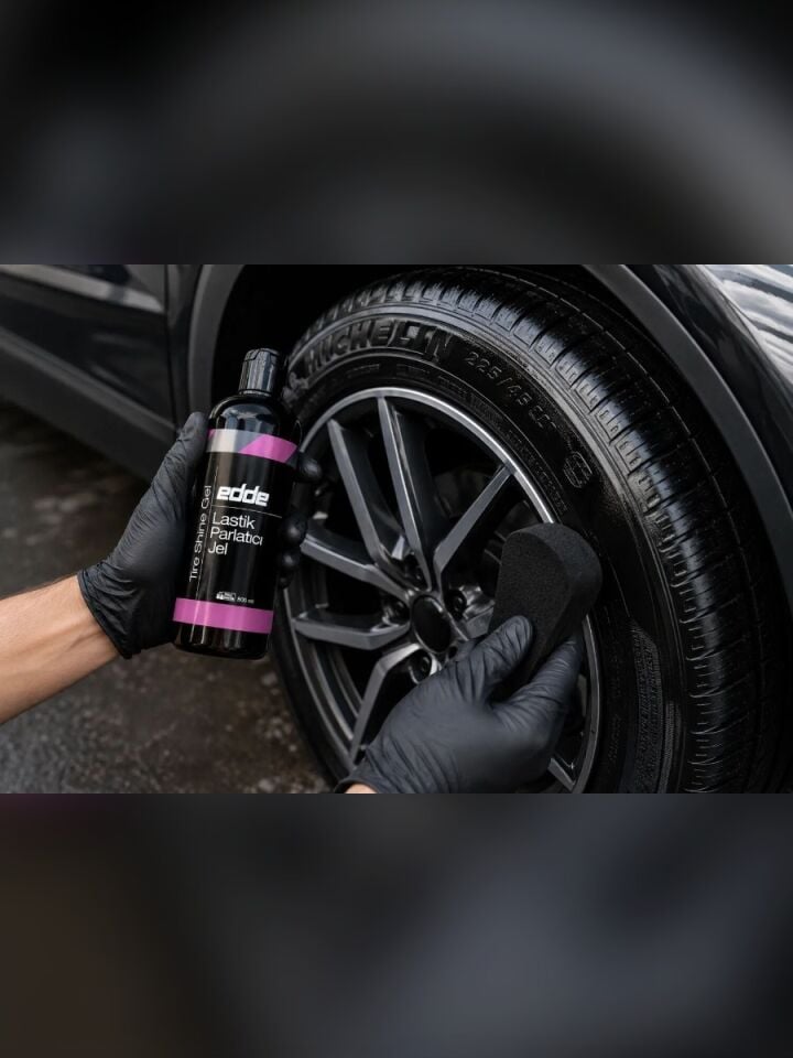 Edde Araba Araç Oto Lastik Parlatıcı Temizleyici Jel Lastik Temizleme Jeli 500 Ml Oto Detailing
