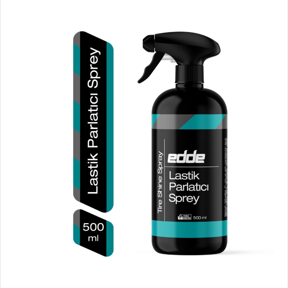 Edde Araba Araç Oto Lastik Parlatıcı Temizleyici Sıvı Lastik Temizleme 500 Ml Oto Detailing