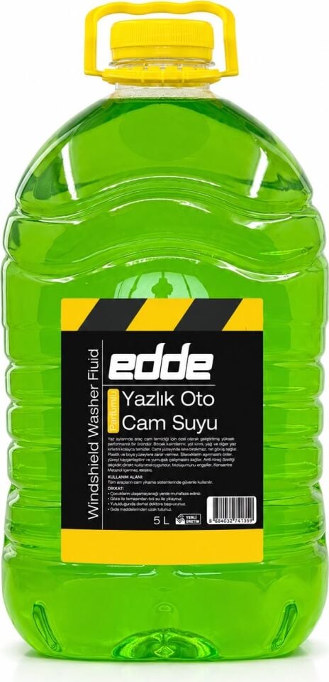 Edde Yazlık Parfümlü Oto Cam Suyu 5l Araba Araç Oto Yazlık Silecek Suyu