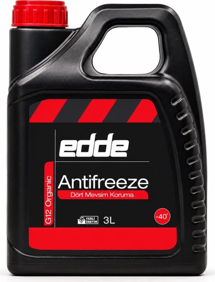 Edde Araba Araç Oto Antifriz Kırmızı 3L Dört Mevsim