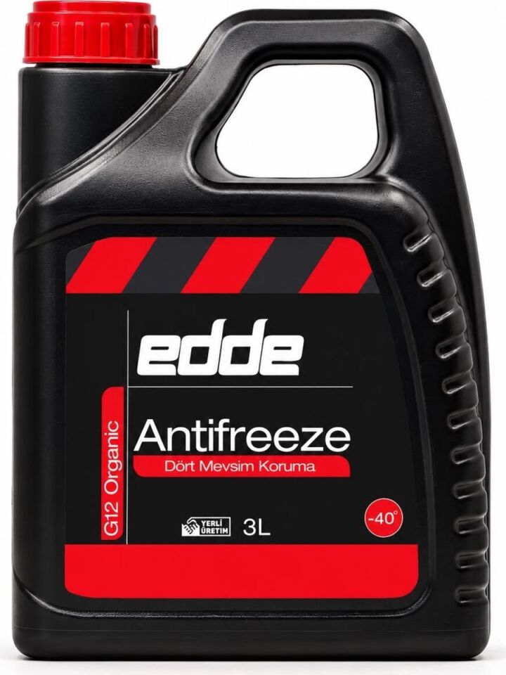 Edde Araba Araç Oto Antifriz Kırmızı 3L Dört Mevsim