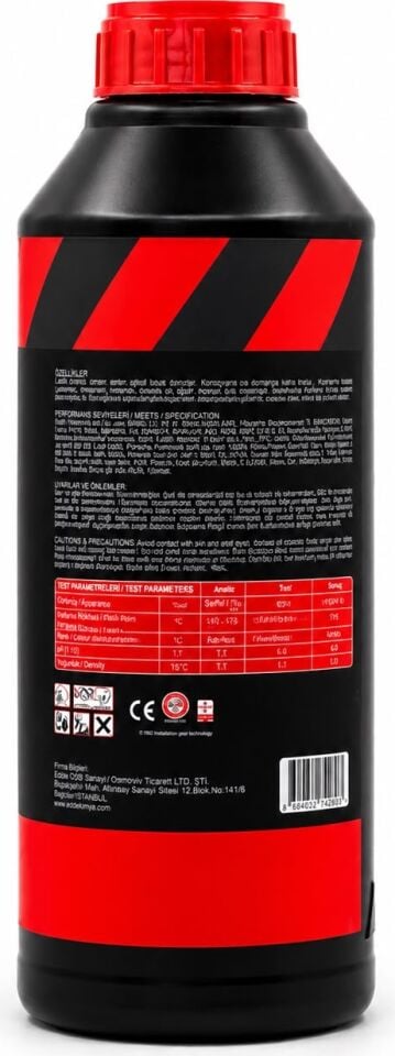 Edde Araba Araç Oto Antifriz Kırmızı 1.5 L Dört Mevsim