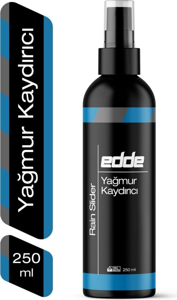 Edde Araba Araç Oto Cam Yağmur Kaydırıcı Ayna Cam Yağmur Suyu Kaydırıcı 250 ml Oto Detailing