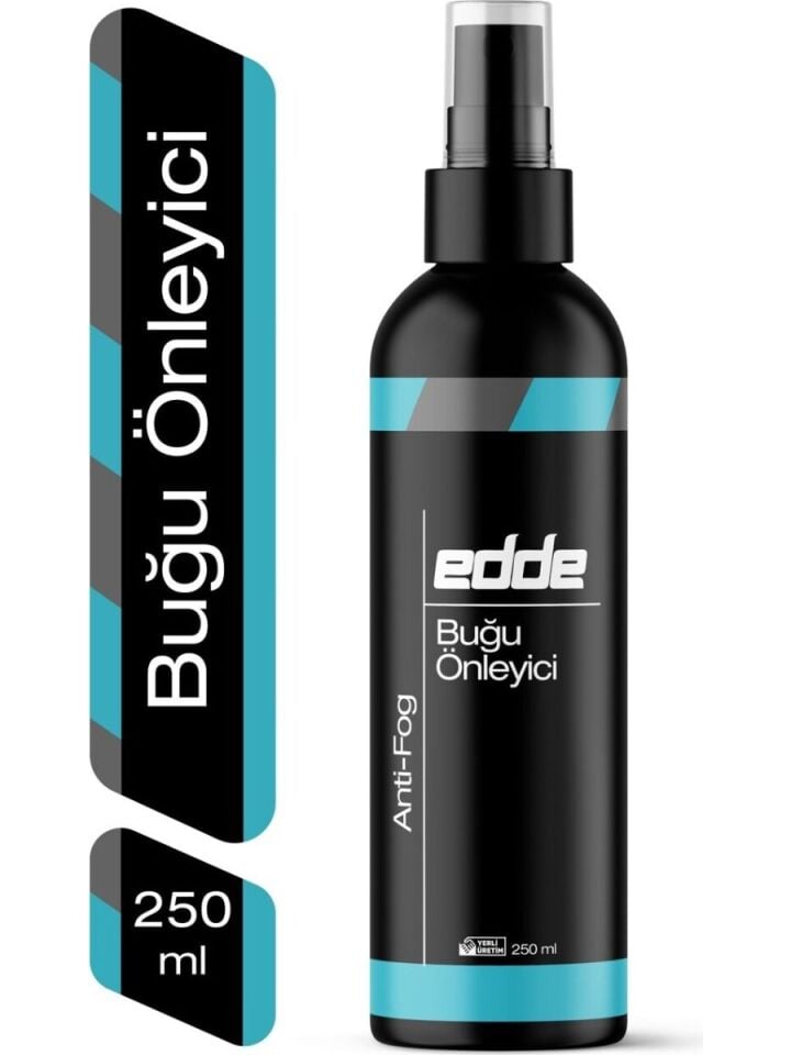 Edde Araba Araç Oto Cam Buğu Giderici Buğu Önleyici Sprey Buhar Önleyici Anti-Fog 250 ml Oto Detailing